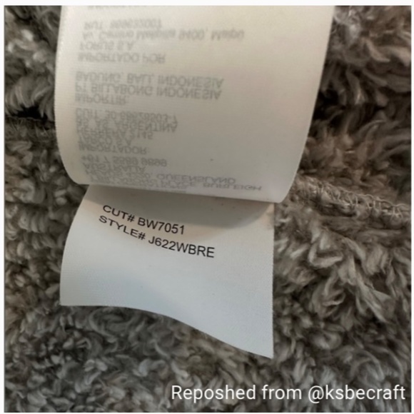 Billabong Sherpa Teddy Bear Zip Up Hoodie Size Lg - Picture 9 of 9